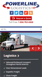 Mobile Screenshot of powerlinelogistics.com